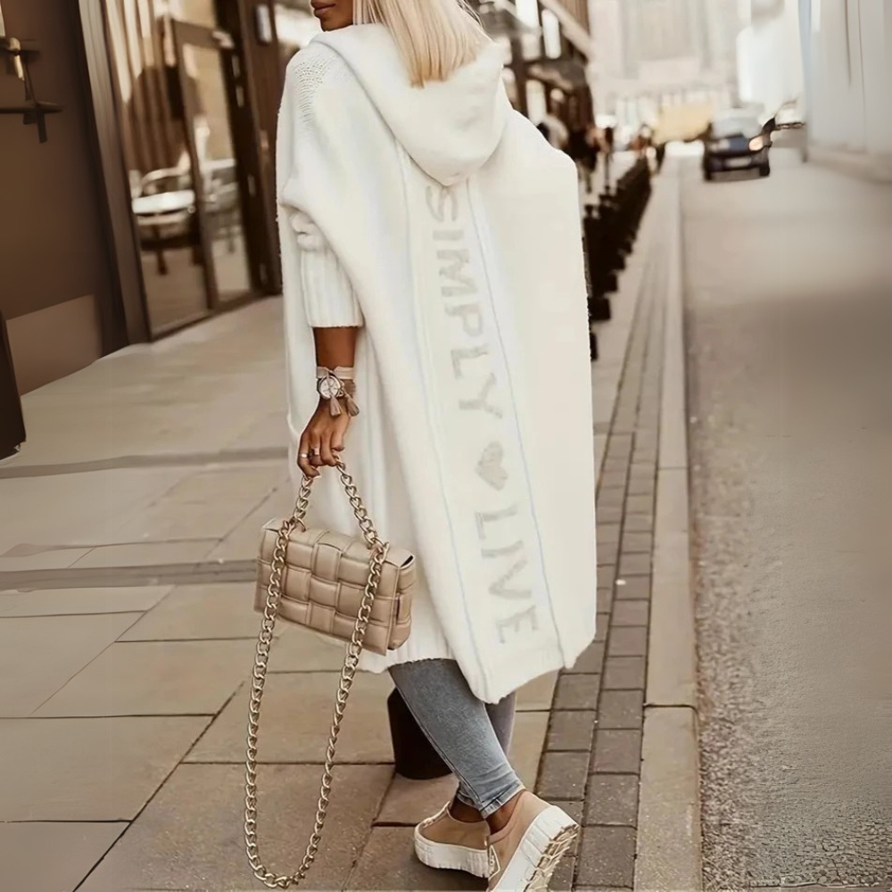 CozyChic Hooded Fall-Winter Cardigan