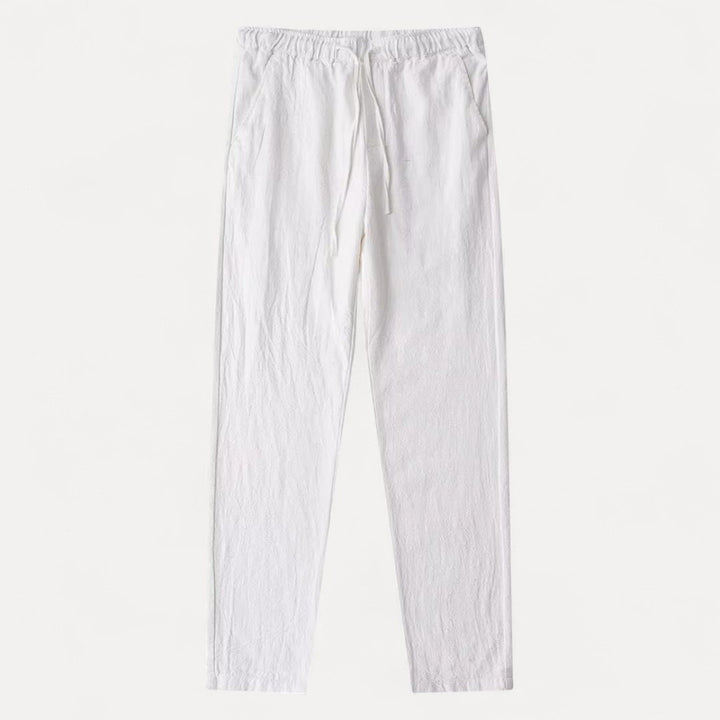 Harrison Drawstring Linen Pants