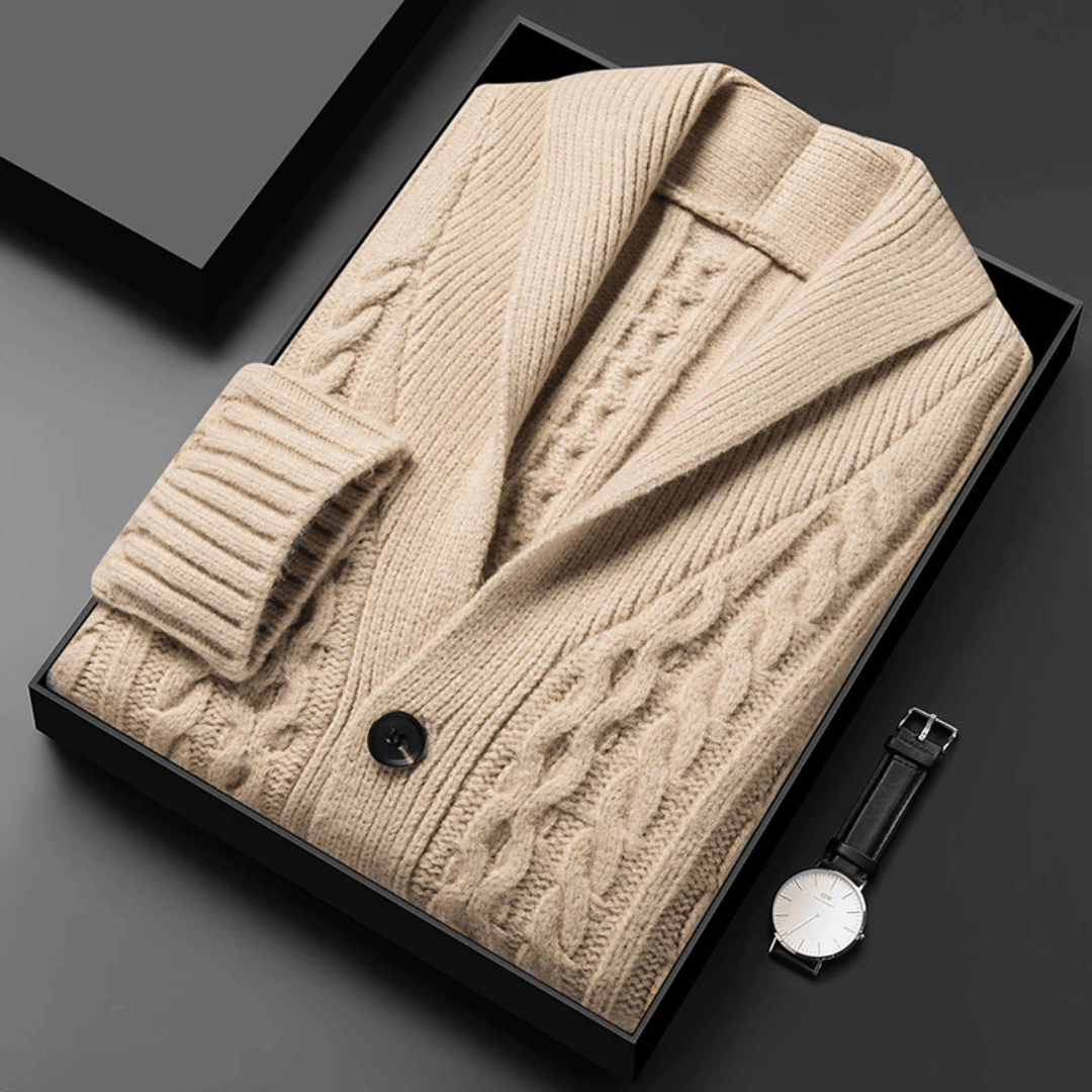 Marcus Reverie Jacquard Knit Cardigan