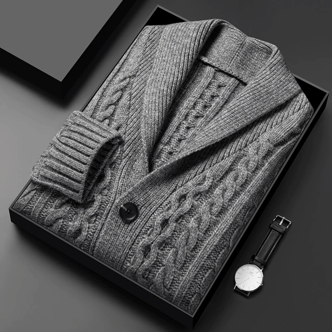 Marcus Reverie Jacquard Knit Cardigan