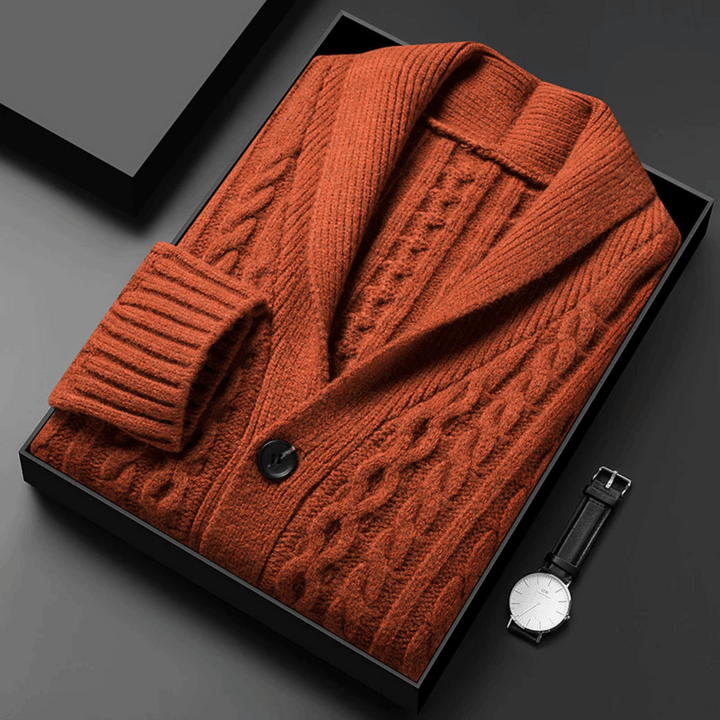 Marcus Reverie Jacquard Knit Cardigan