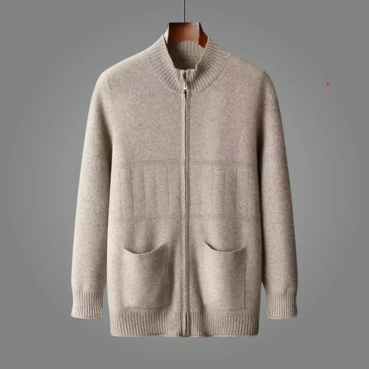 Nancy Wool Full-Zip Cardigan