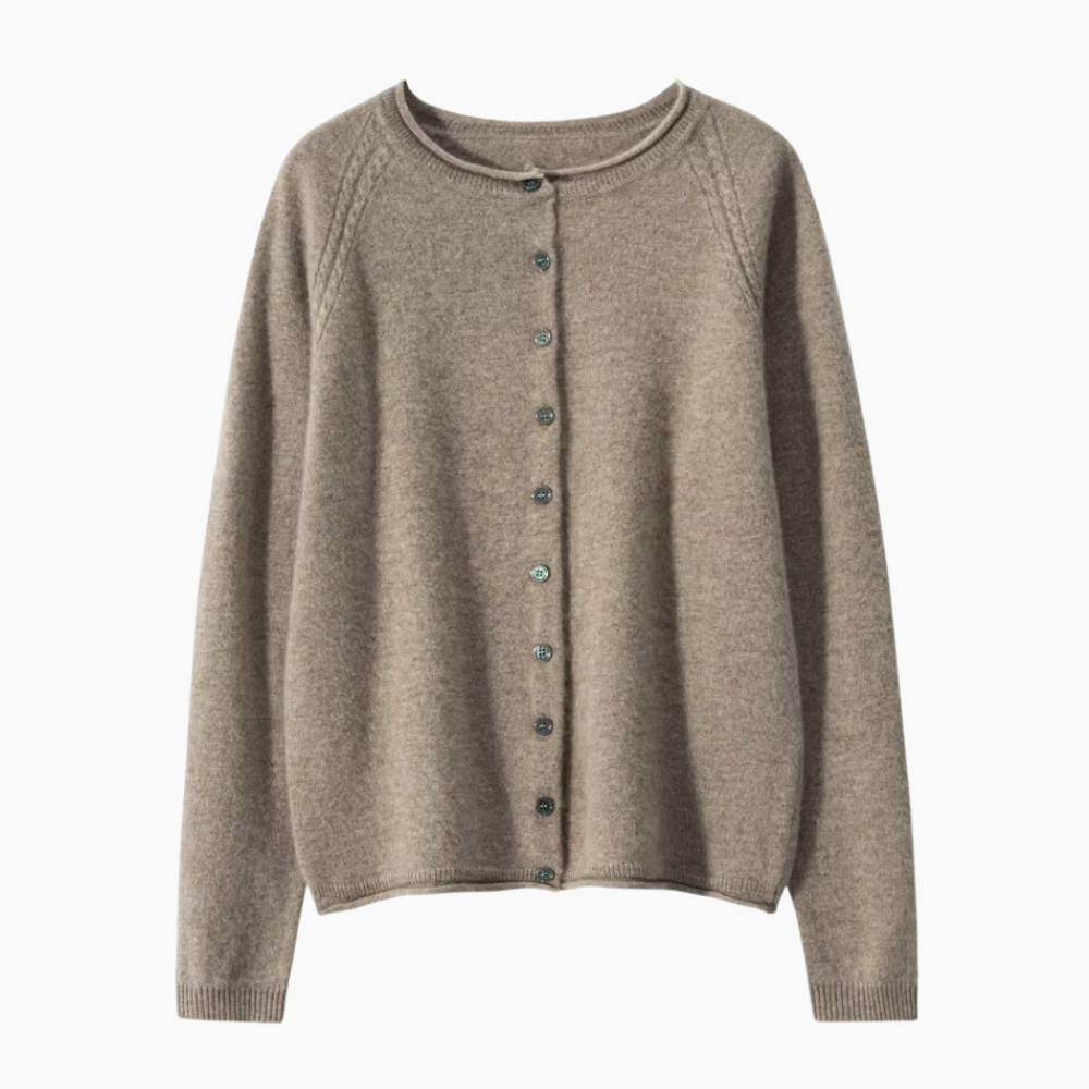 Dahlia Knitted Cashmere Cardigan