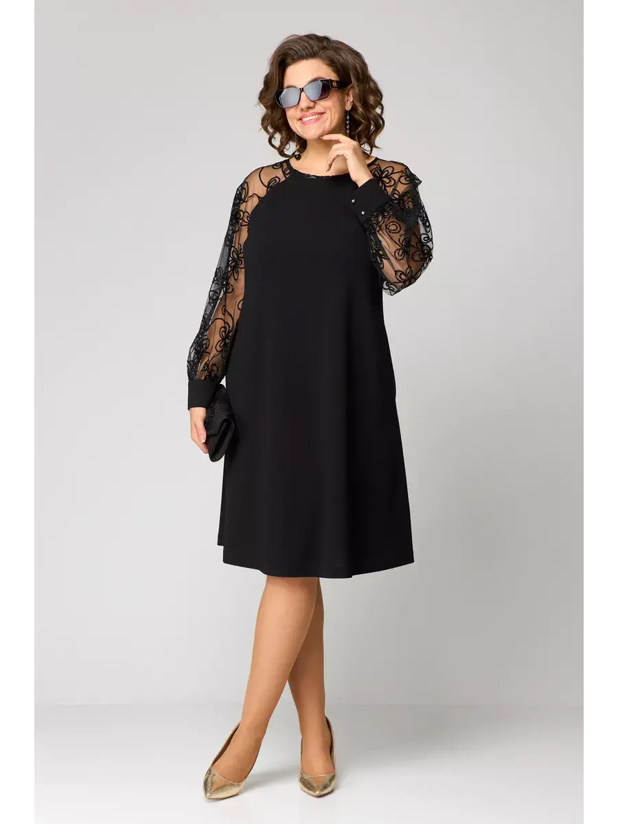Elegant Black Lace Dress