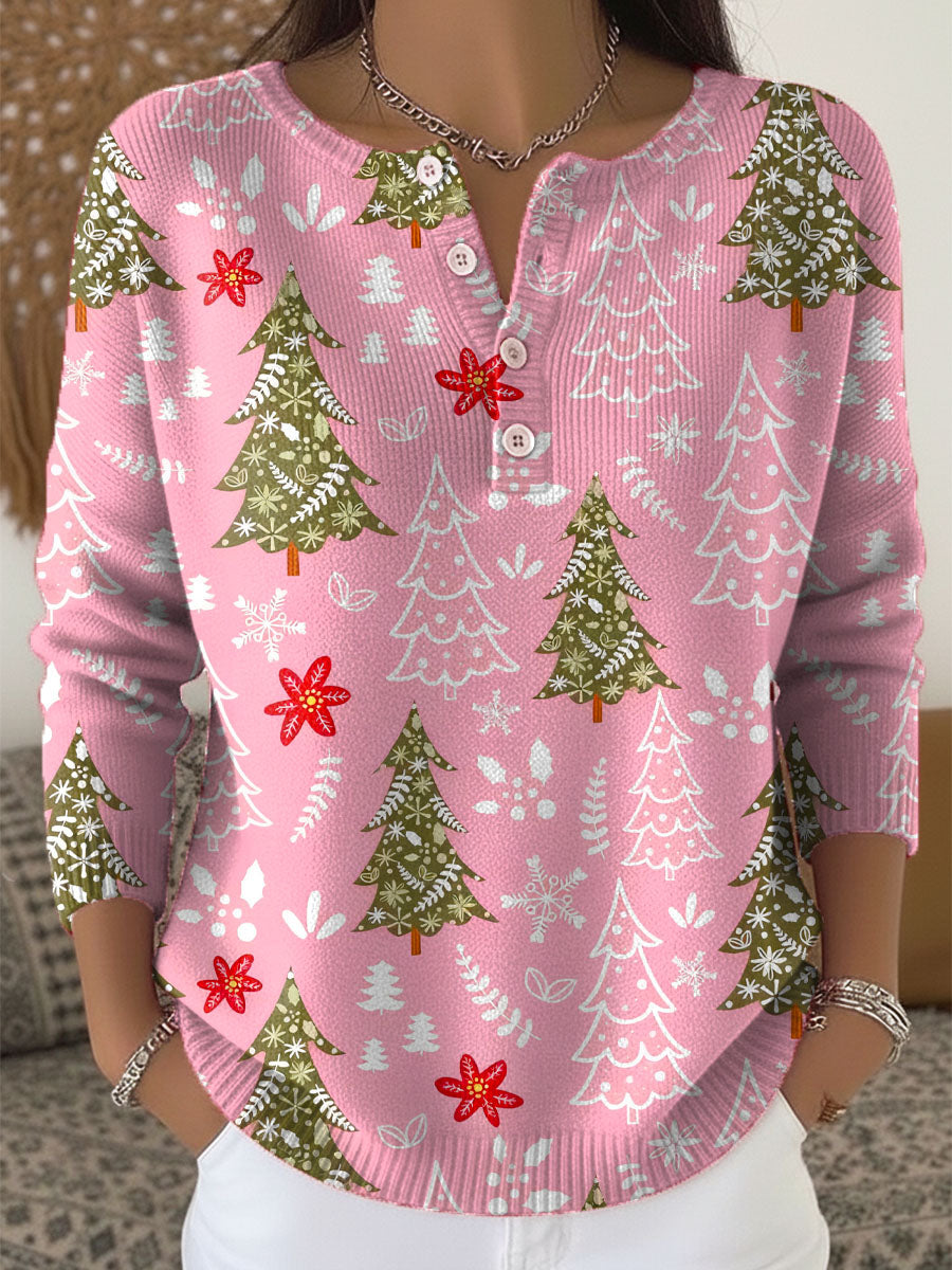 Jennifer – Christmas Jumper with Buttons