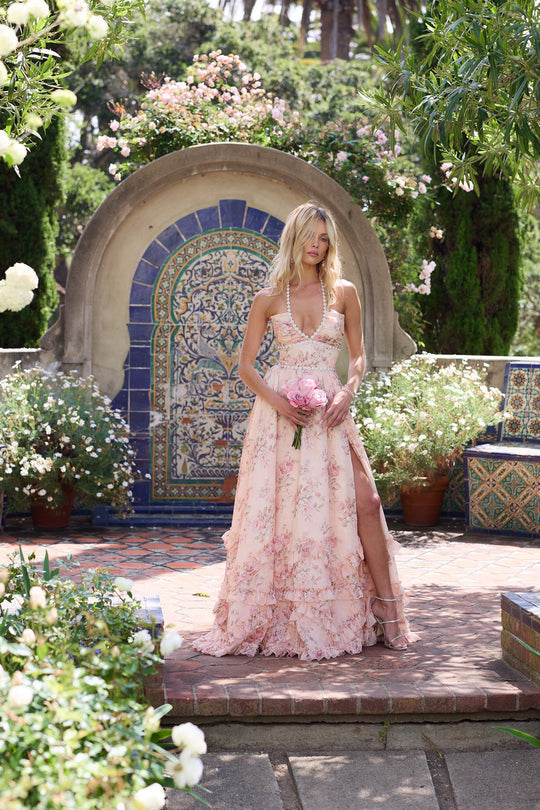 Clara | Soft Peach Dress