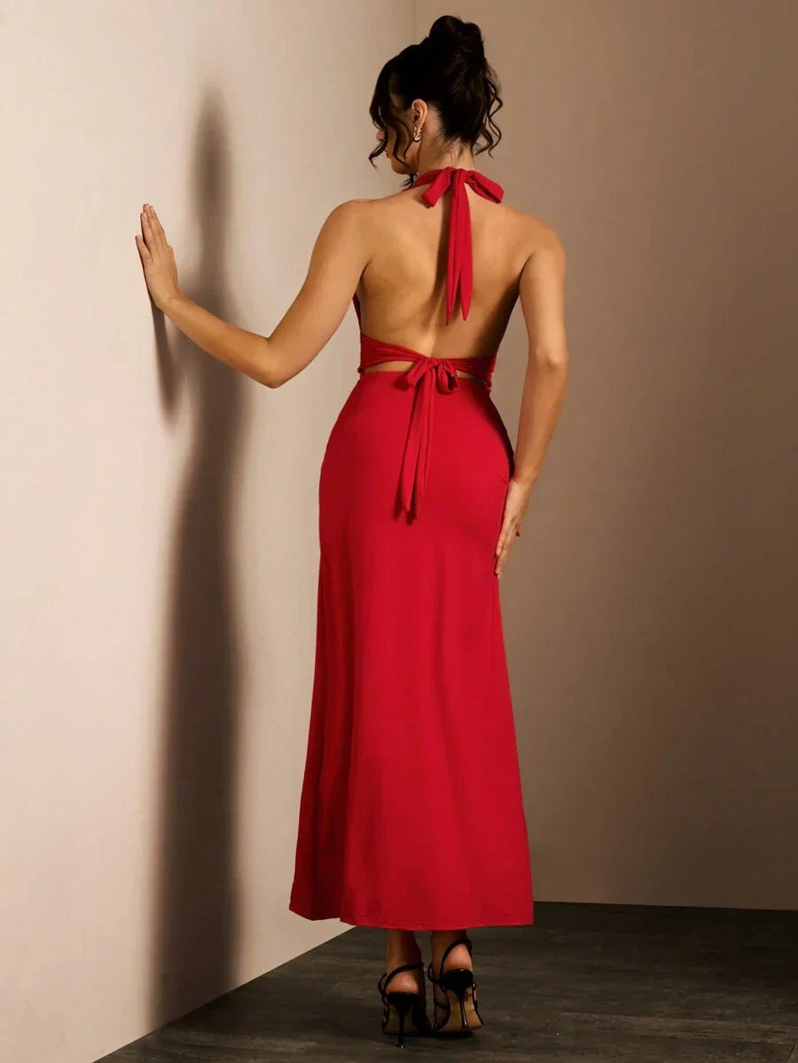 Sophie | Red Maxi Dress