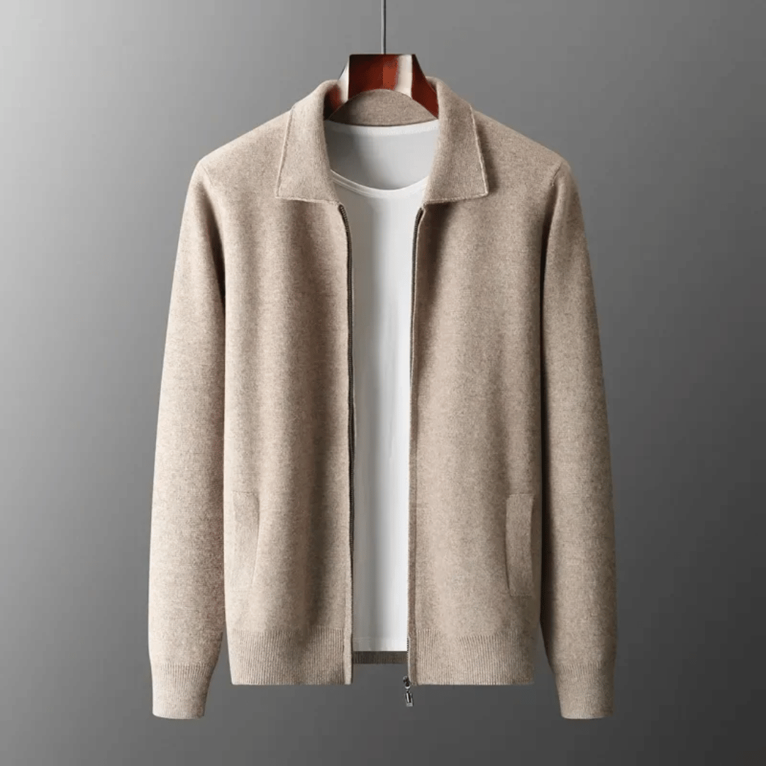 Emiliano Wool Knit Cardigan