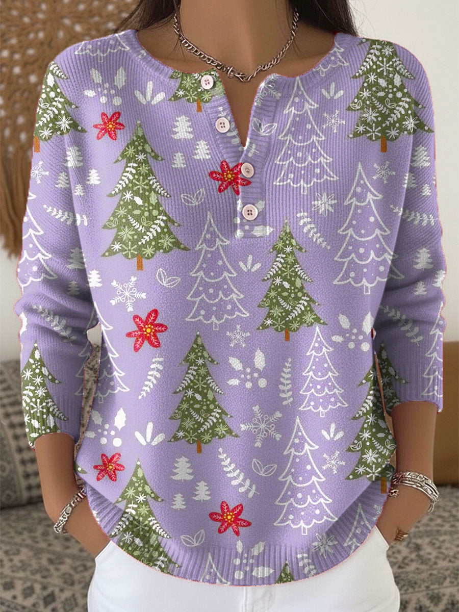 Jennifer – Christmas Jumper with Buttons