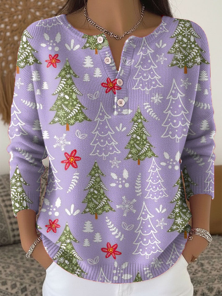 Jennifer – Christmas Jumper with Buttons