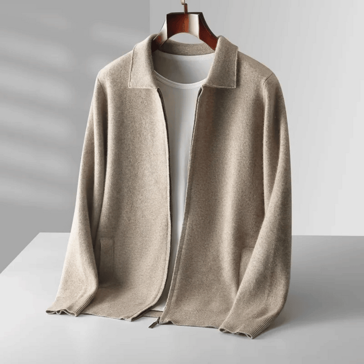 Emiliano Wool Knit Cardigan