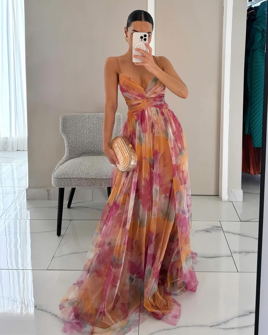 Sophie | Elegant Floral Maxi Dress
