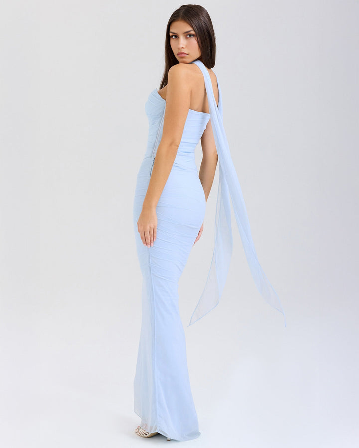 Clara | Elegant Draped Evening Dress