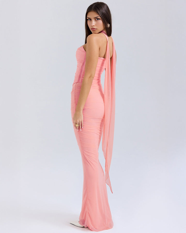Clara | Elegant Draped Evening Dress