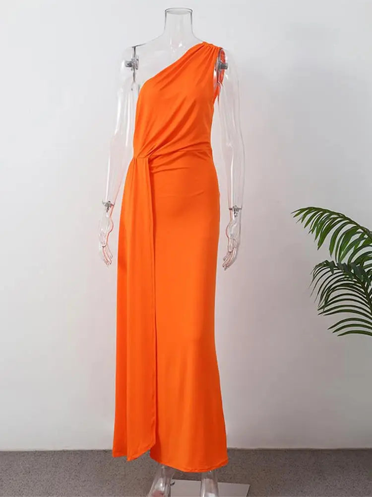 Clara | Asymmetrical Maxi Dress