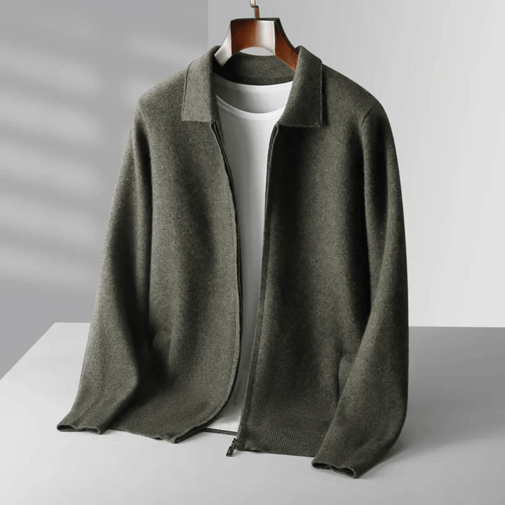 Emiliano Wool Knit Cardigan