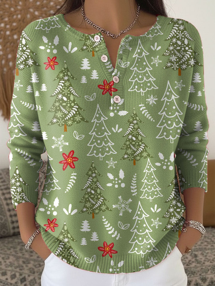 Jennifer – Christmas Jumper with Buttons