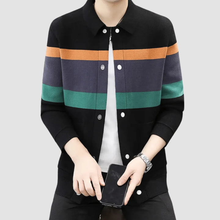 Andrei Gatti Jacquard Knitted Cardigan