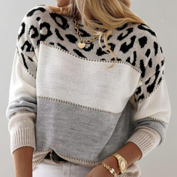 Freya | Leopard Print Casual Sweater