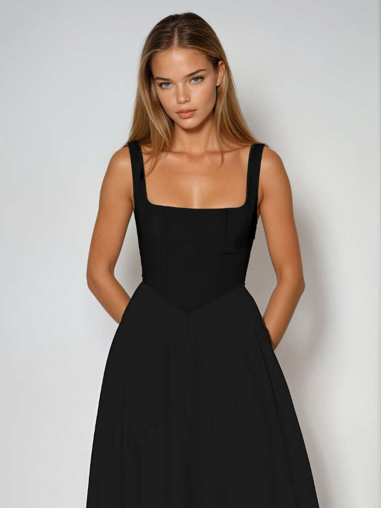 Megan | Elegant Midi Dress