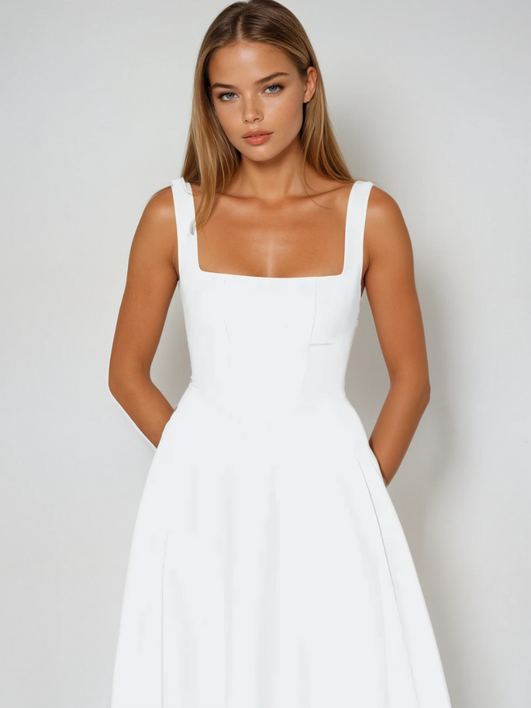 Megan | Elegant Midi Dress