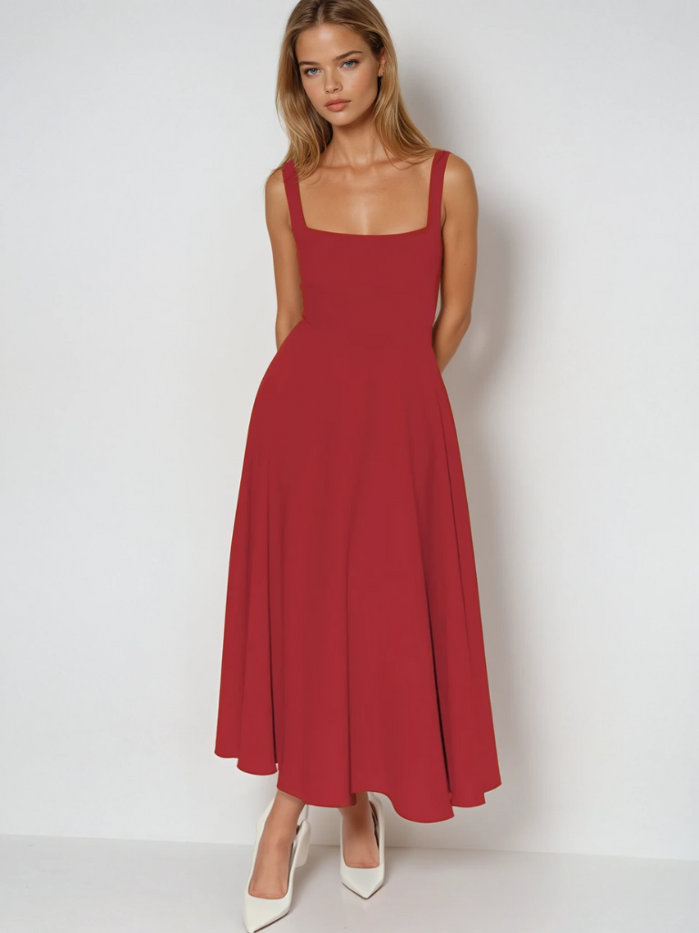 Megan | Elegant Midi Dress