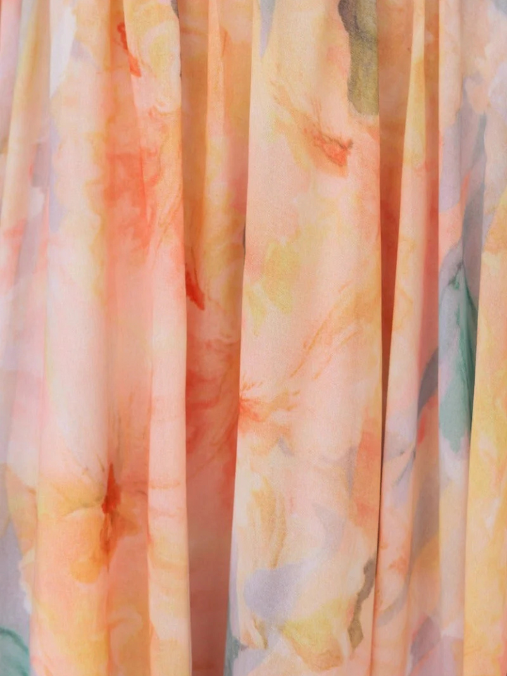 Molly | Elegant Peach Dress