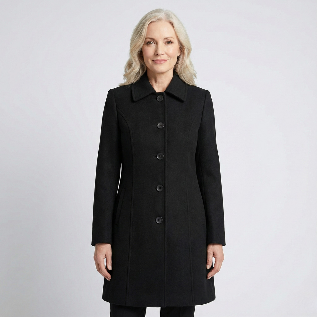 Olivia - Single Breasted Winter Trench Coat