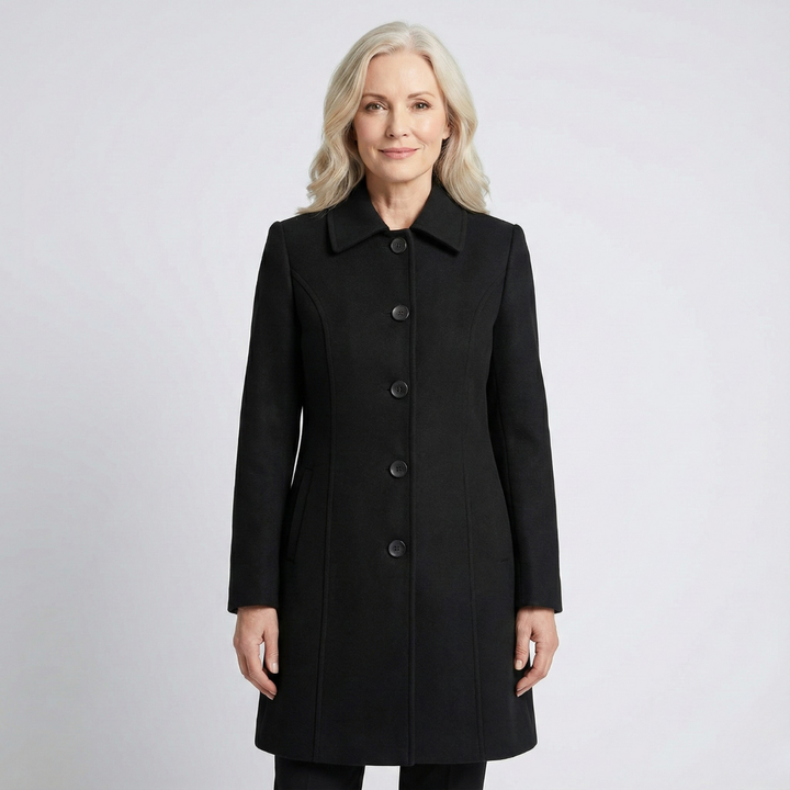 Olivia - Single Breasted Winter Trench Coat