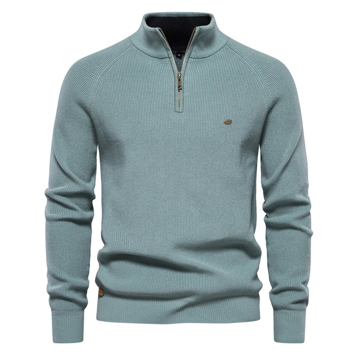 Harrington & Co.™ | Luxe Half-Zip Jumper for Men