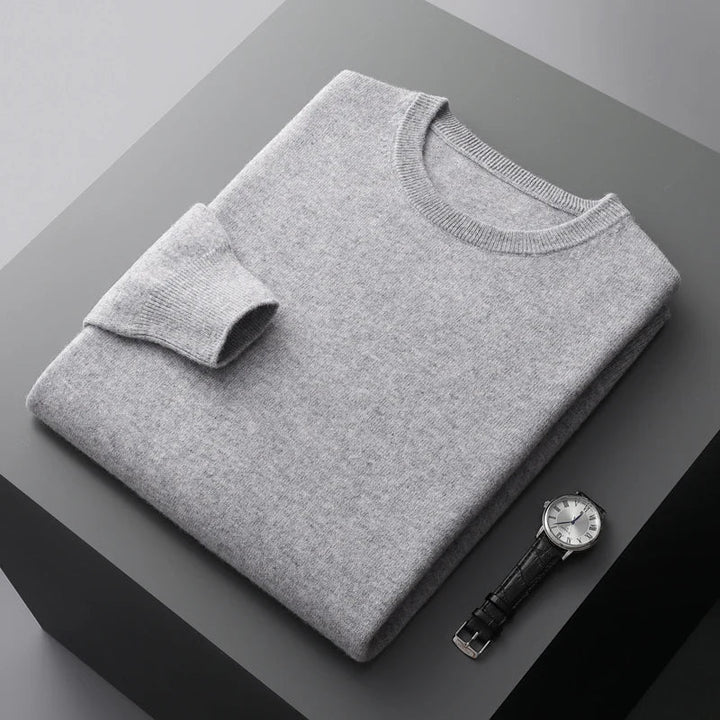Kensley London™ | Luxe Merino Crew Neck Jumper for Men