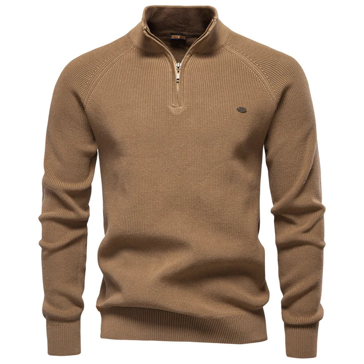 Harrington & Co.™ | Luxe Half-Zip Jumper for Men