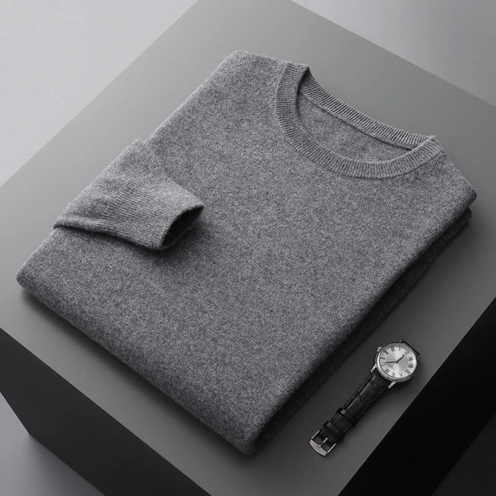 Kensley London™ | Luxe Merino Crew Neck Jumper for Men