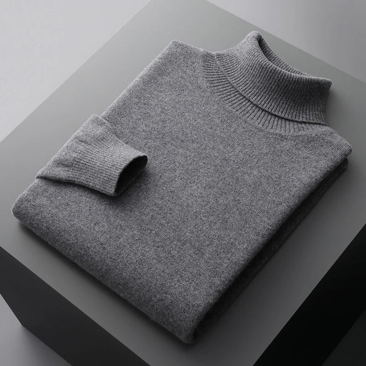 Halston & Hunt™ | Luxe Merino Turtleneck Jumper for Men