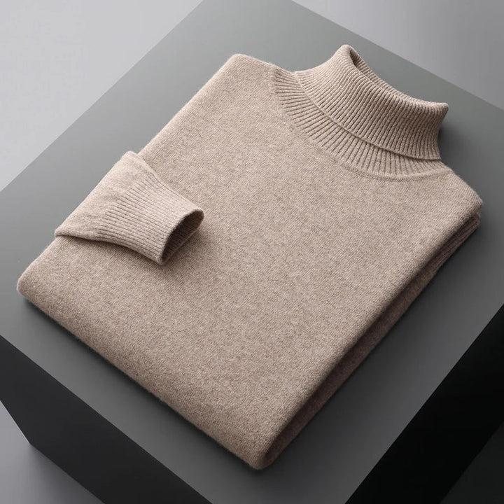 Halston & Hunt™ | Luxe Merino Turtleneck Jumper for Men