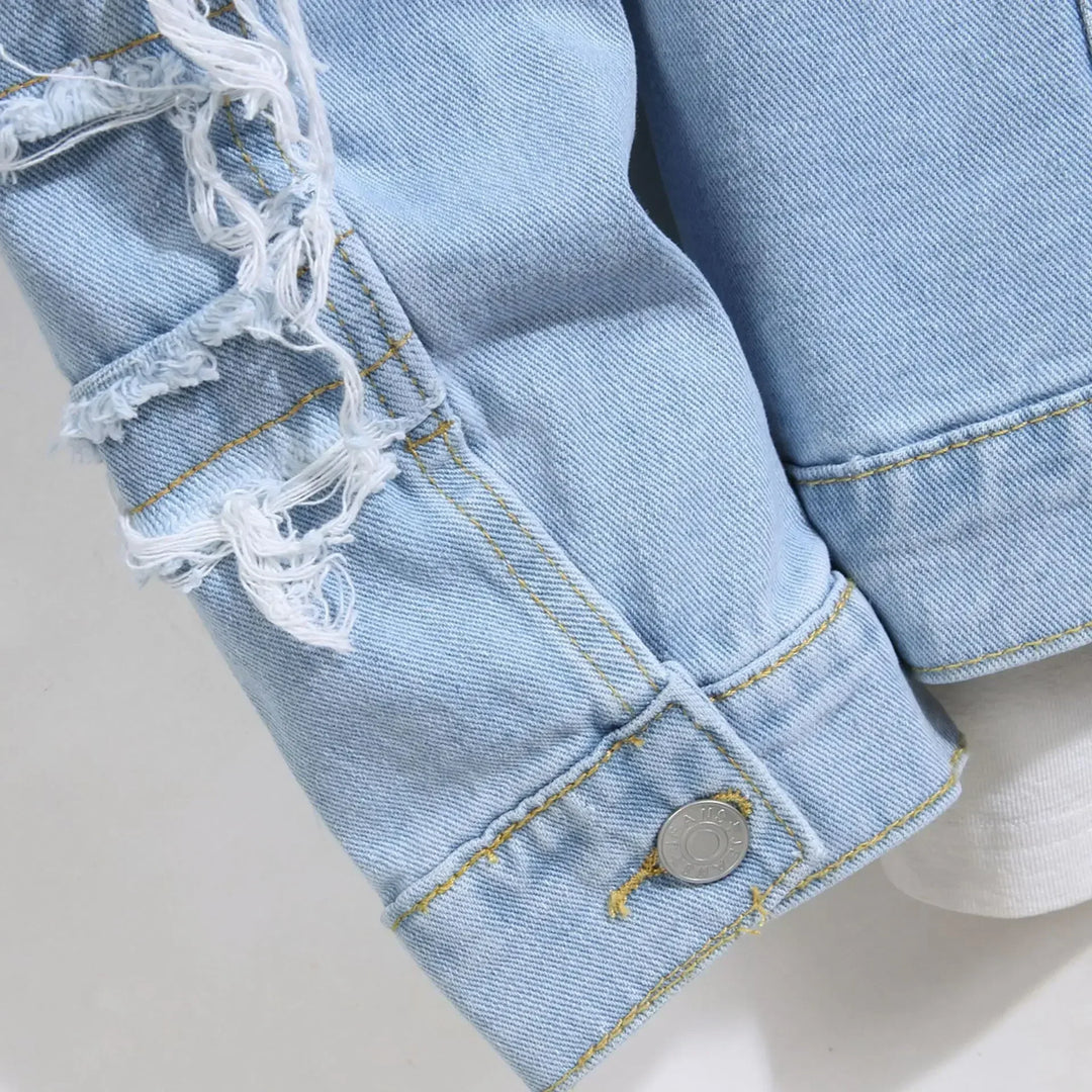 Fray Denim Jacket