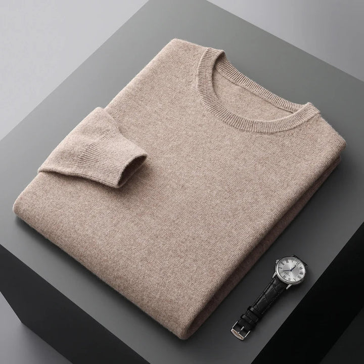Kensley London™ | Luxe Merino Crew Neck Jumper for Men