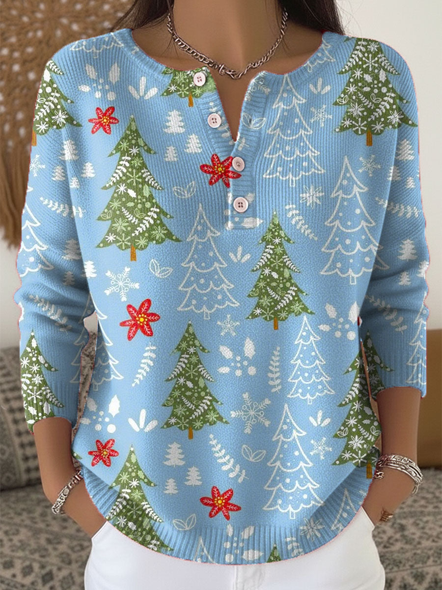 Jennifer – Christmas Jumper with Buttons