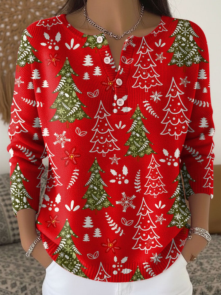 Jennifer – Christmas Jumper with Buttons