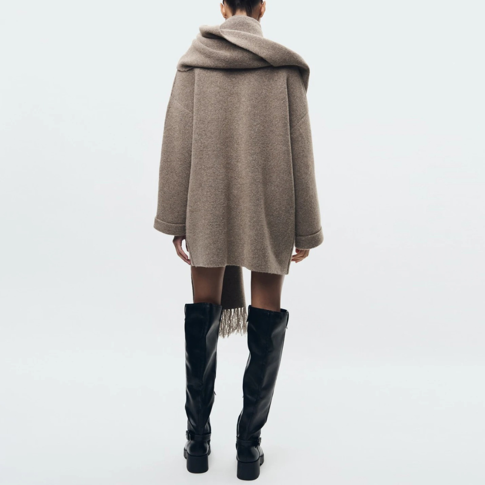 Marguerite Buttoned Knitted Cardigan