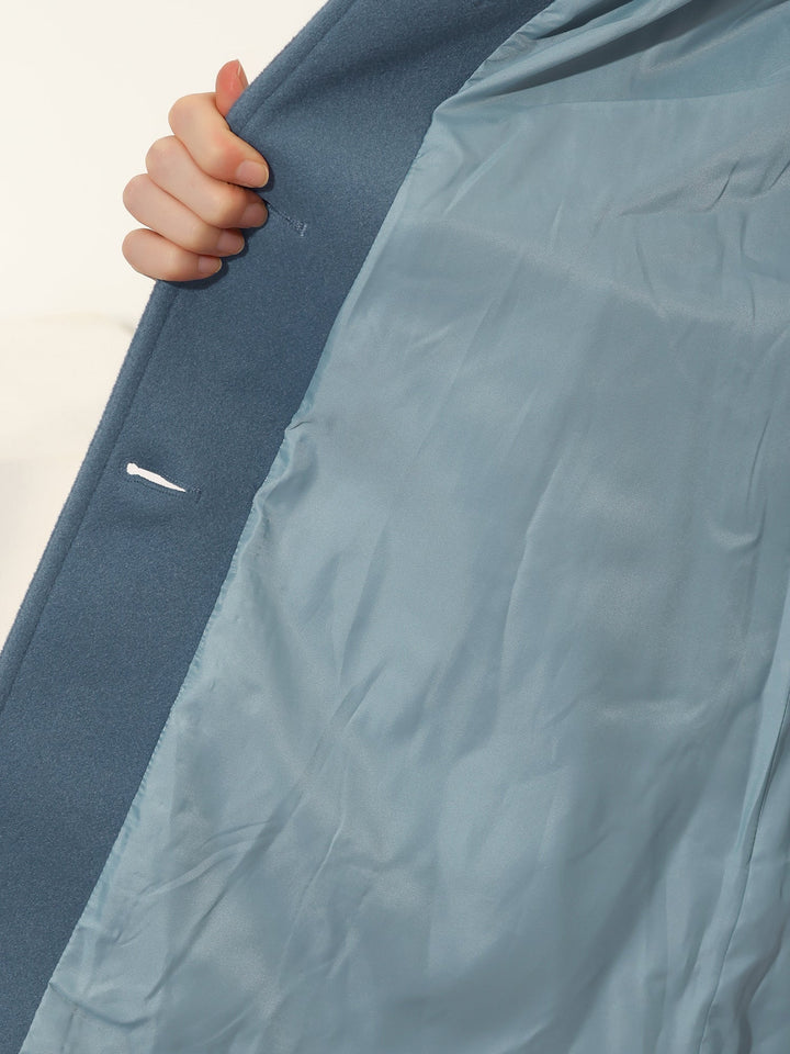 Olivia - Single Breasted Winter Trench Coat